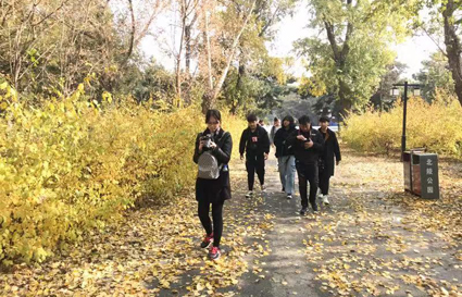 留住深秋的一抹美好——國際攝影班北陵公園戶外攝影實習