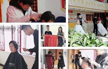 樹敬老之風(fēng)，促社會文明——美發(fā)大師班金秋醫(yī)院愛心義剪