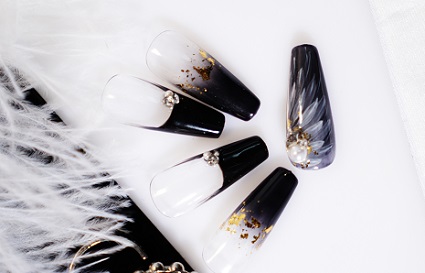  學(xué)美甲從黑天使羽翼翅膀美甲開始吧 沈陽美甲學(xué)校