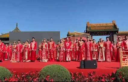統(tǒng)麗之美，國風添彩——沈陽統(tǒng)麗助力沈河區(qū)第四屆國風集體婚禮