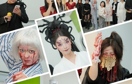 統(tǒng)麗學(xué)?；瘖y系萬圣節(jié)聯(lián)歡會(huì)：“妝” 點(diǎn)神秘之夜