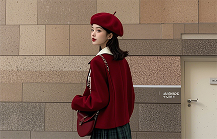 沈陽化妝學(xué)校_開運(yùn)又顯白的 “新年紅” 穿搭