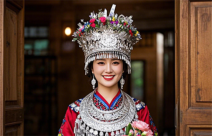 沈陽化妝學校_少數(shù)民族的新娘妝