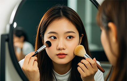 化妝讓圓臉顯小你知道嗎 ？沈陽化妝學校