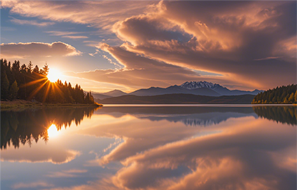 拍晚霞時，天空好看地面死黑如何解決