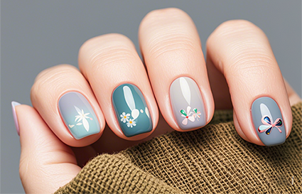 美甲跳色怎么搭配好看_沈陽美甲學(xué)校分享