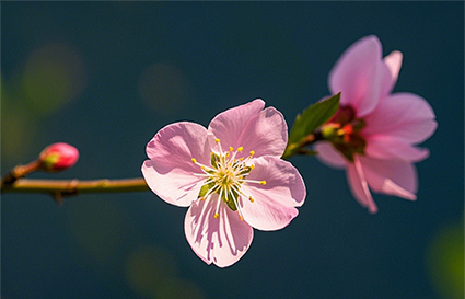 拍攝桃花怎么構(gòu)圖更美？沈陽攝影學(xué)校