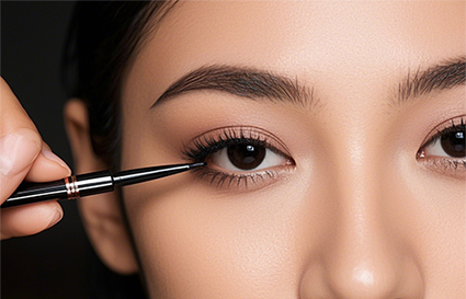 下眼線總是暈妝，怎么辦？